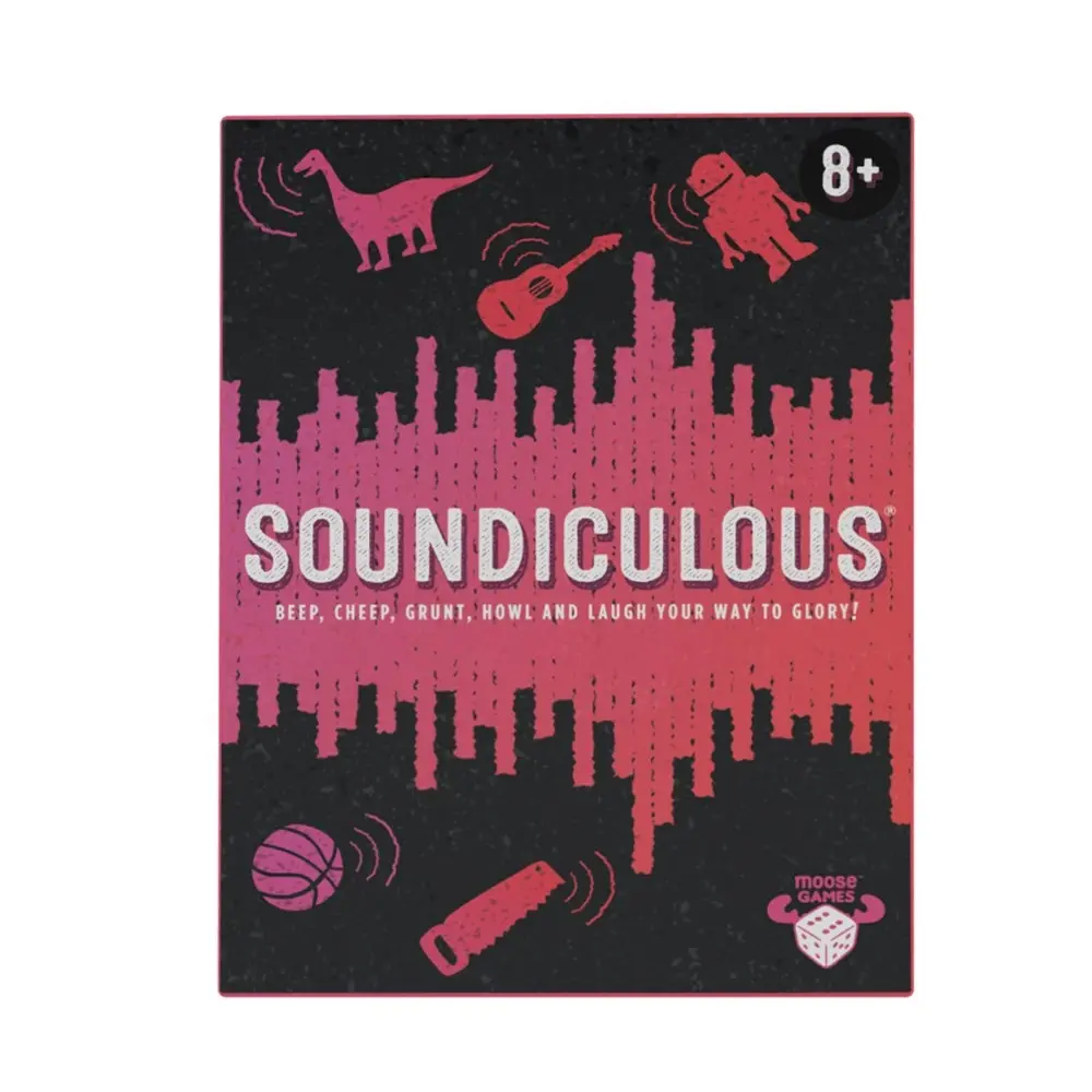 Moose Games Soundiculous Rediculous Sounds Tabletop Family/Kids/Party Game 8+