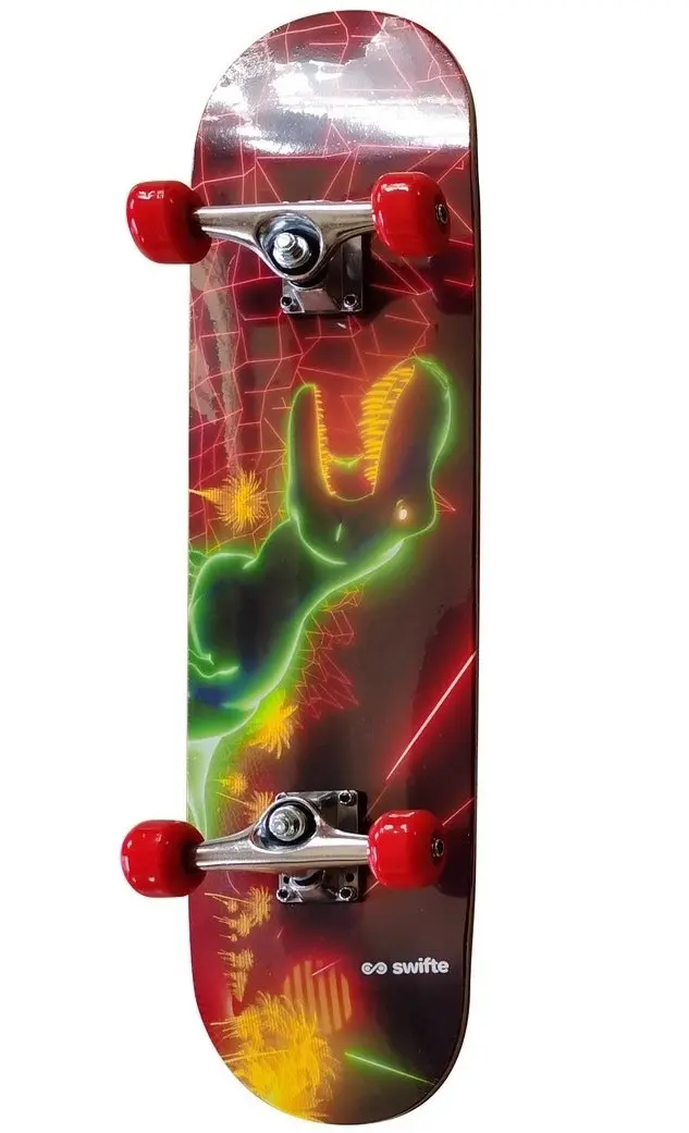 Swifte 31 X 7.5" Skateboard - Dino