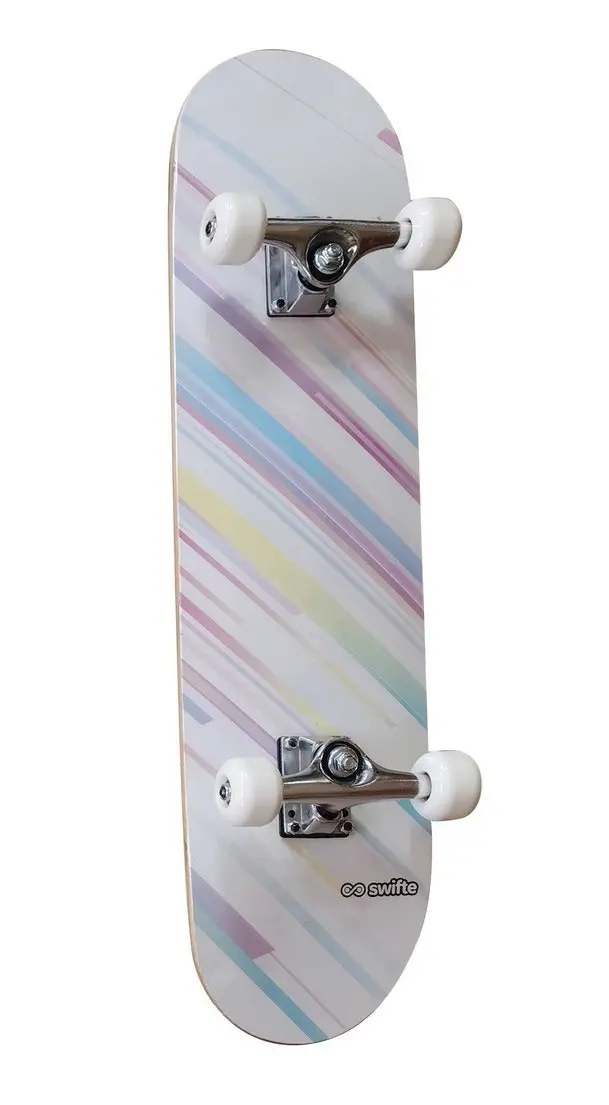 Swifte 31 X 7.75" Skateboard - White Multi