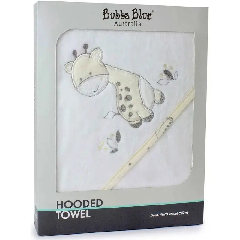 Bubba Blue Hooded Towel Vanilla Playtime