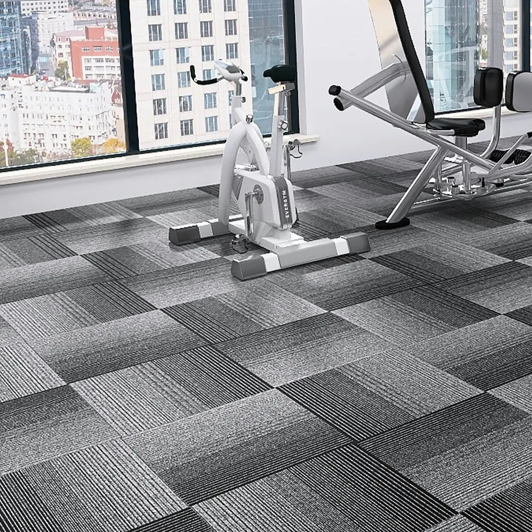 Marlow 20x Carpet Tiles 5m2 Box Heavy Commercial Retail Office Gym Flooring