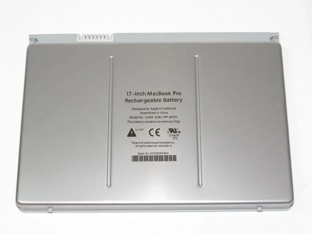 Replacement Battery for Macbook pro 17 inch A1189 A1151 A1212 A1229 A1261 MA458 A1189