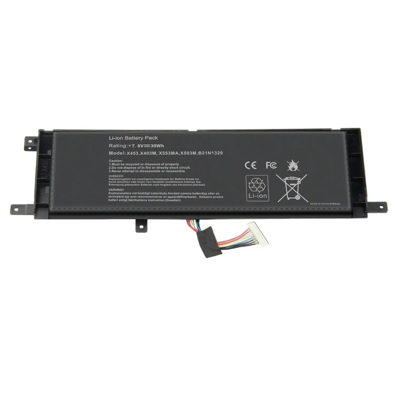 Battery for ASUS X453 X553MA D553MA F553M F553MA F553SA B21N1329 BAT-ASX453 AU