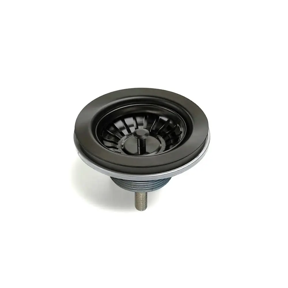 Oliveri Basket Waste with Extended Screw Length Black for Kitchen Sink AC14-BK-EXT