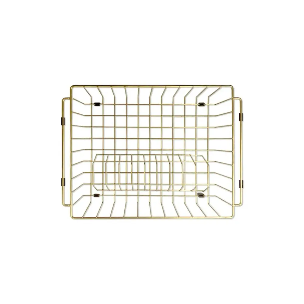 Meir Dish Rack Brushed Bronze Gold MDR-01-PVDBB