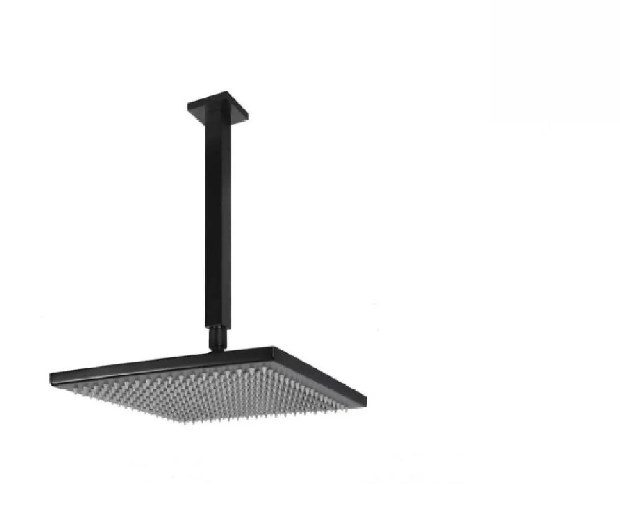 Meir Shower Ceiling Square 300mm head Matte Black MA0403