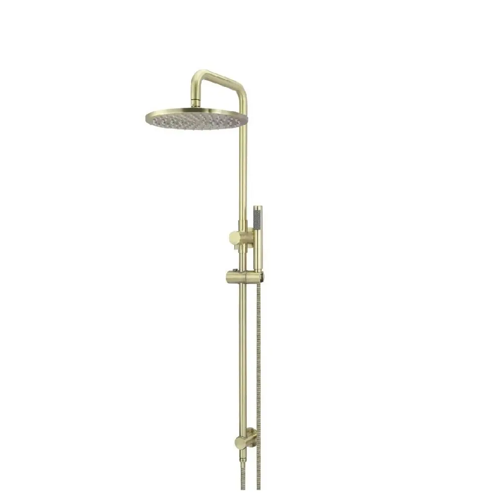 Meir Combination Shower Rail 300mm Rose, Single Function Hand Shower Round - Tiger Bronze Gold MZ0706-R-PVDBB