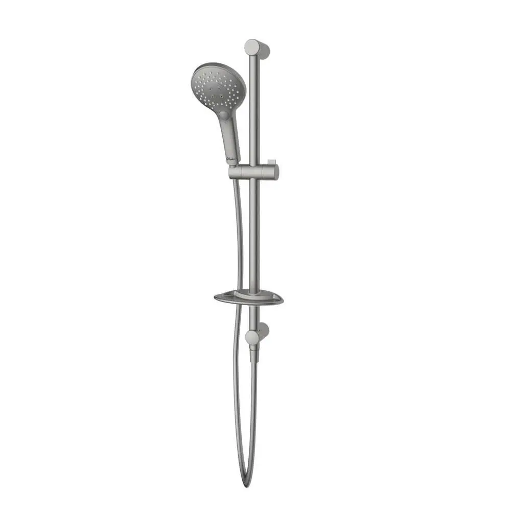 Oliveri Rome Shower Rail Set Brushed Nickel RO147013BN