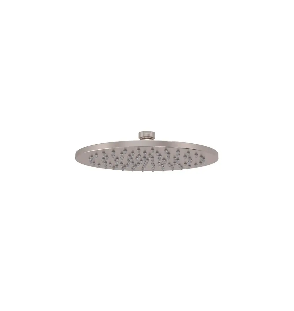 Meir Round Shower Rose 200mm Champagne MH04-CH