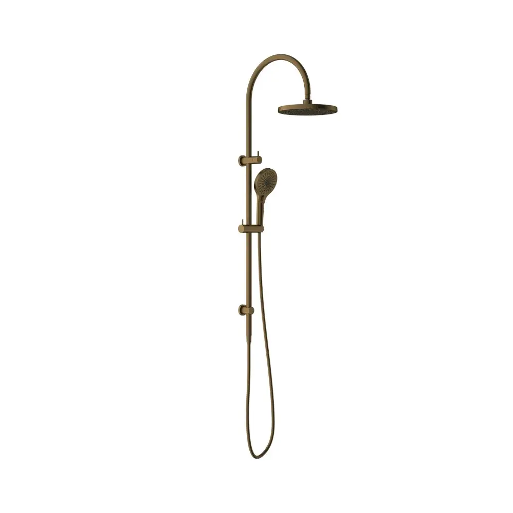 Nero Mecca Twin Shower With Shower Brushed Bronze NR221905eBZ