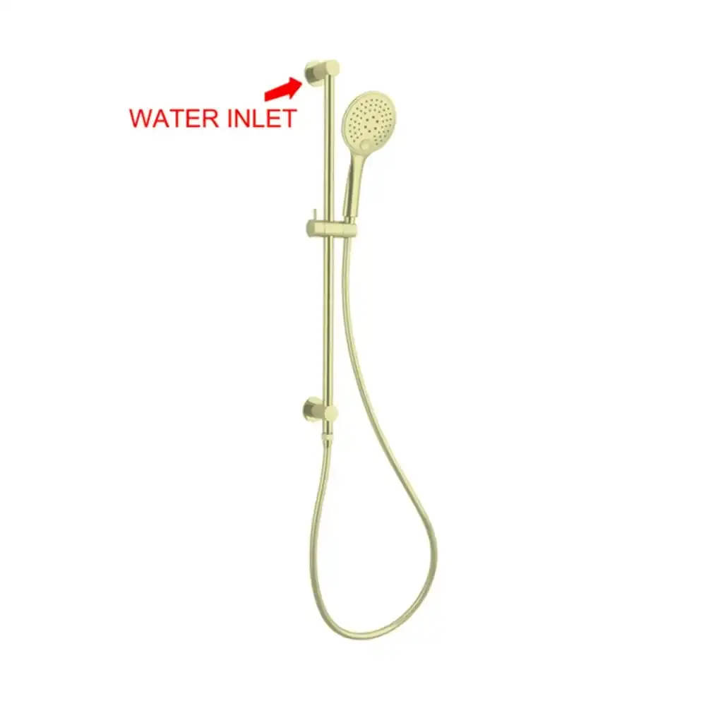 Nero 3 Function Rail Shower Brushed Gold NR314BG