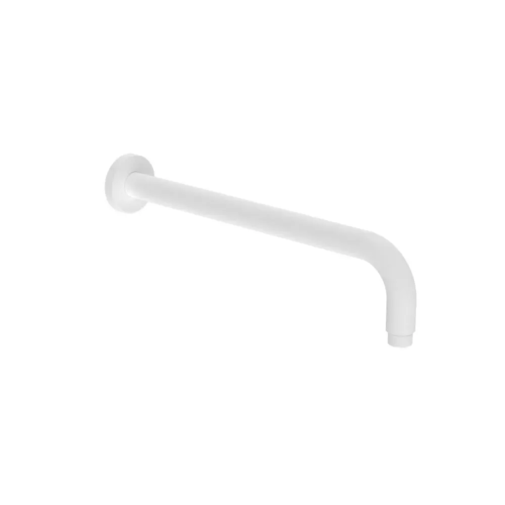 Nero Round Shower Arm Matte White NR502MW