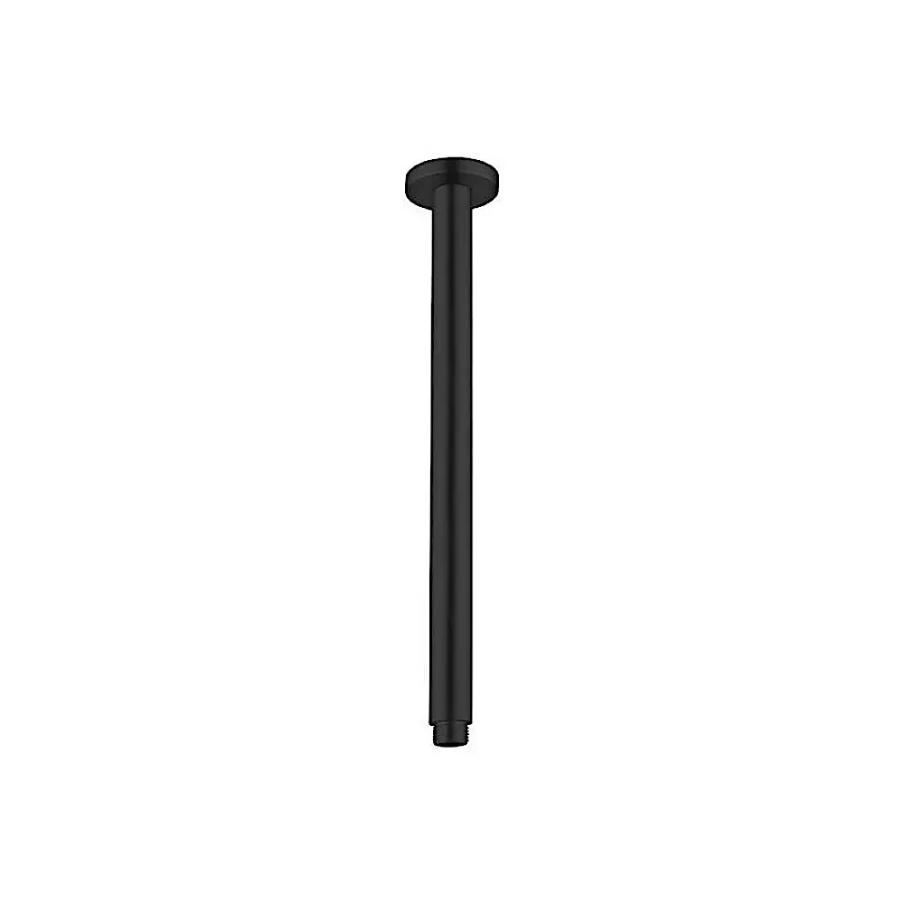 Nero Round Ceiling Arm 450mm Length Matte Black NR503450MB