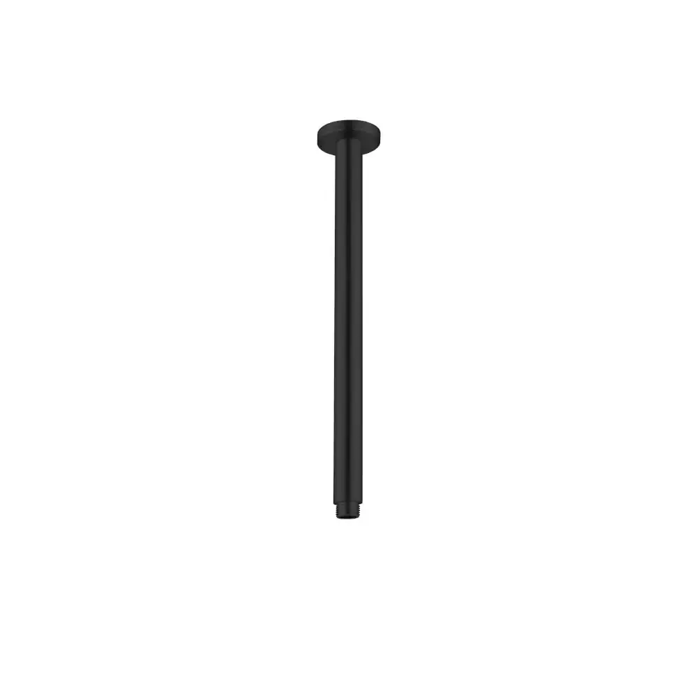 Nero Round Ceiling Arm 300mm Length Matte Black NR503300MB