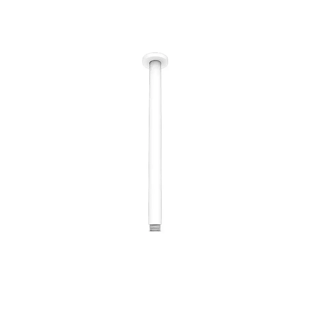 Nero Round Ceiling Arm 300mm Length Matte White NR503300MW