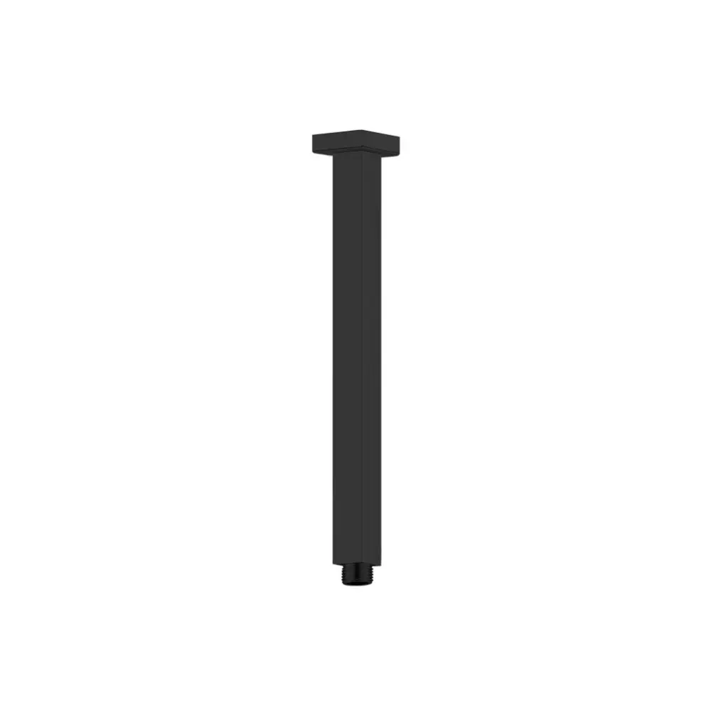 Nero Square Ceiling Arm 450mm Length Matte Black NR504450MB