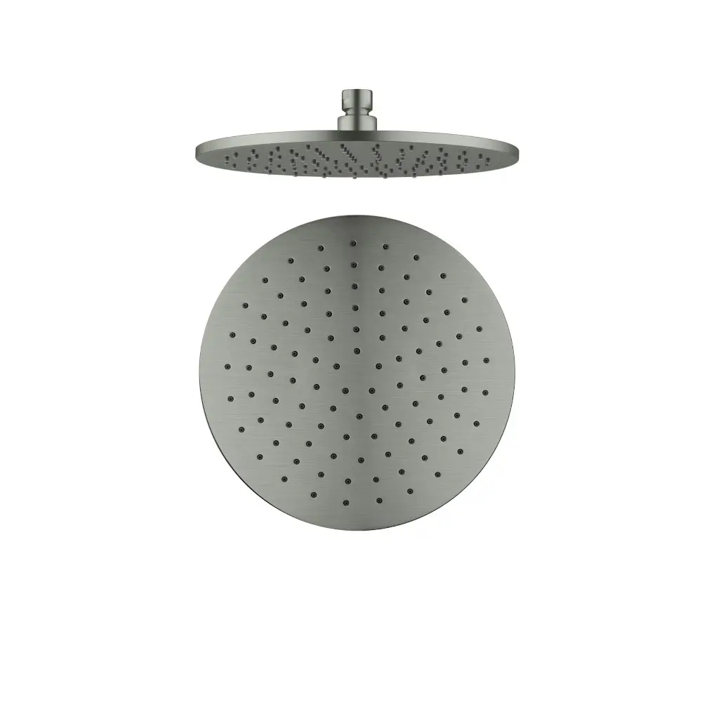 Nero 250mm Round Shower Head Gun Metal NRROA1001GM