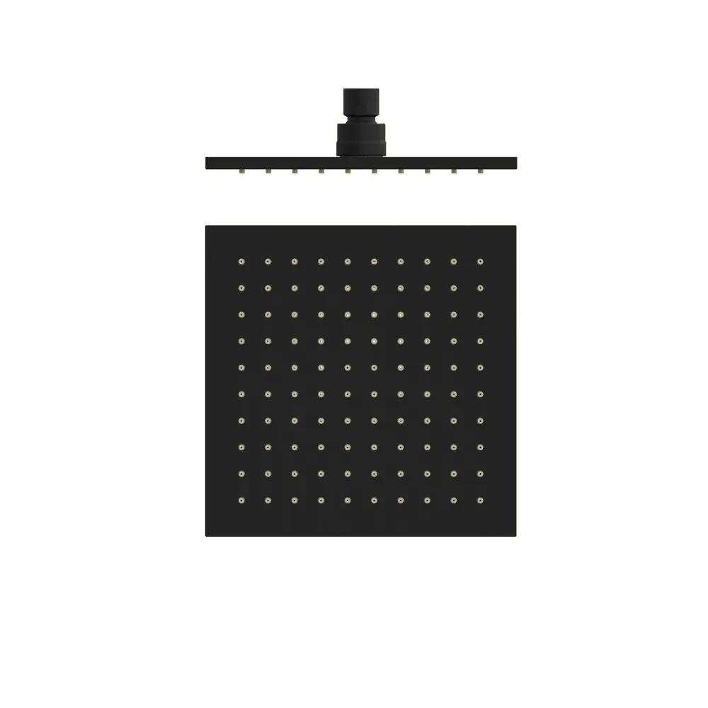 Nero 200mm Square Shower Head Matte Black NRROB0803MB