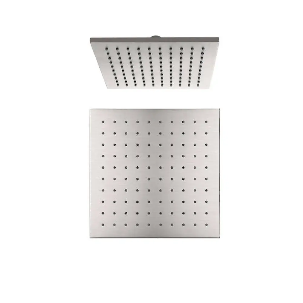 Nero 250mm Square Shower Head Brushed Nickel NRROB1003BN