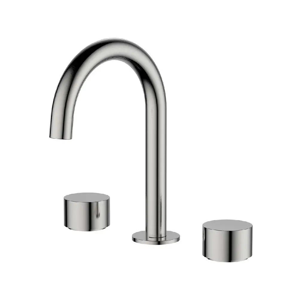 Fienza Kaya Basin Tap Set Brushed Nickel 338101BN