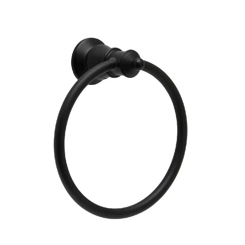 Fienza Lillian Towel Ring Matte Black 81002B