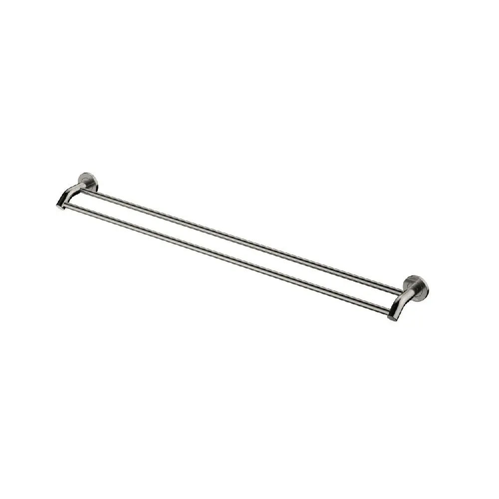 Fienza Tono 810 Double Towel Rail Brushed Nickel 85108800BN