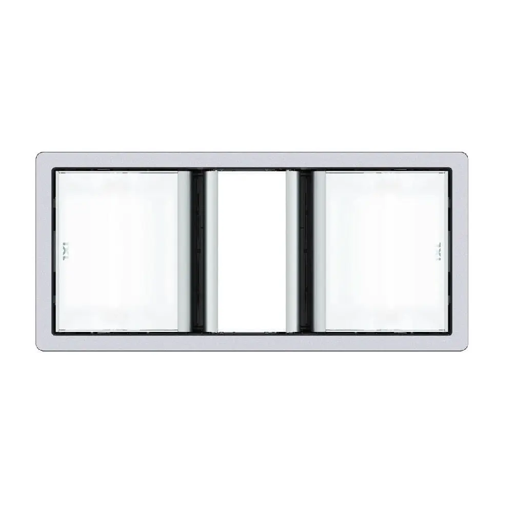 IXL Bathroom Lighting Premium Tastic Luminate Dual Heater, Fan & Light Silver Fascia 32412