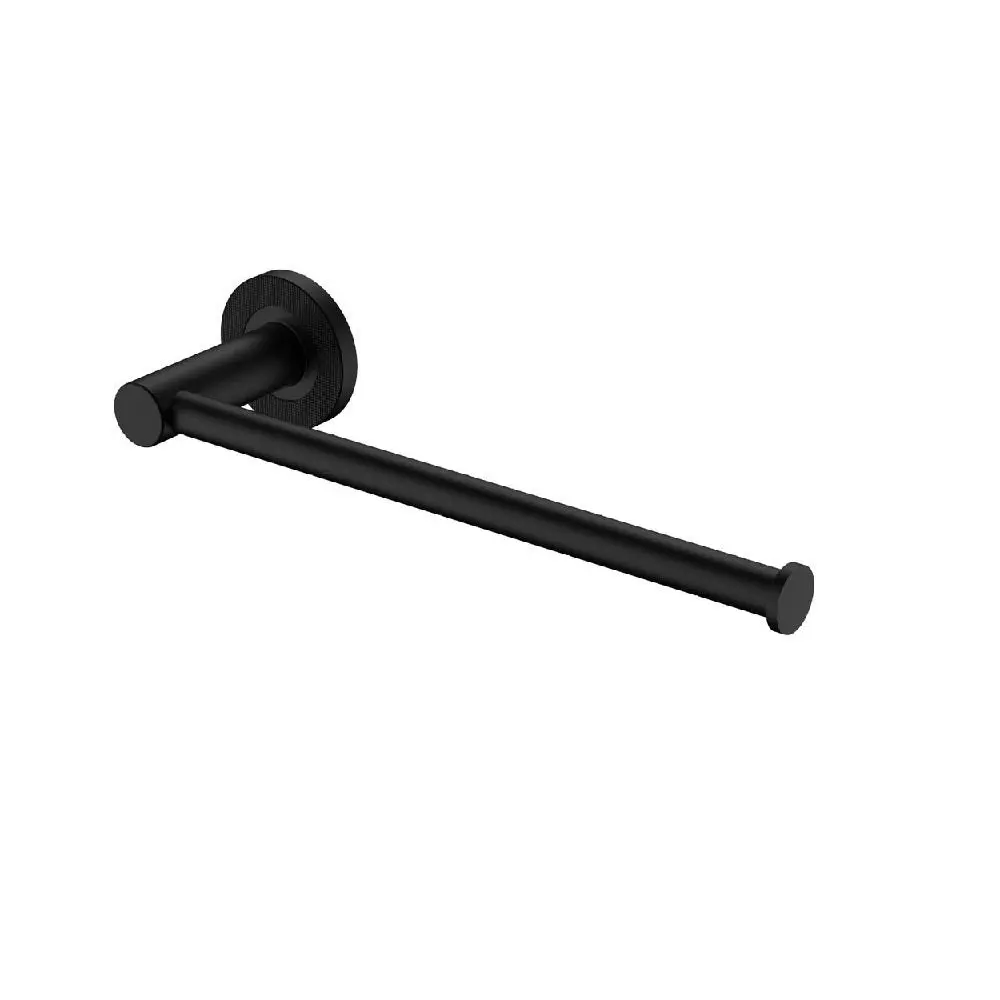 Fienza Axle Hand Towel Rail/ Roll Holder Matte Black 83105MB