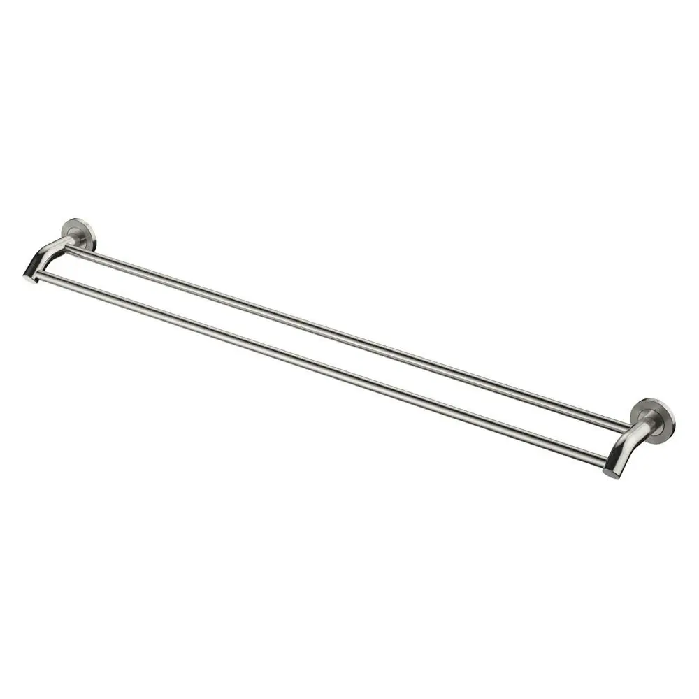 Fienza Axle 900mm Double Towel Rail Brushed Nickel 83108BN