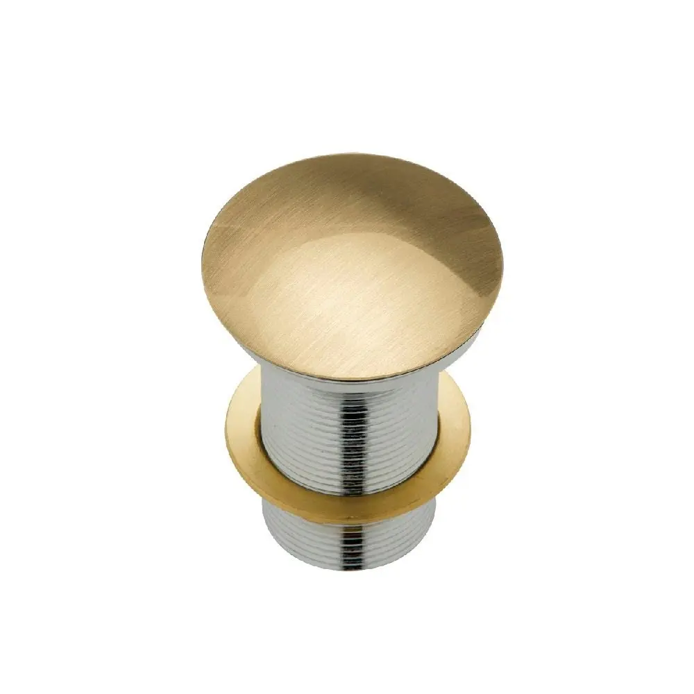 Fienza Basin Dome Pop Up Waste 32mm Urban Brass No Overflow WAS59UB