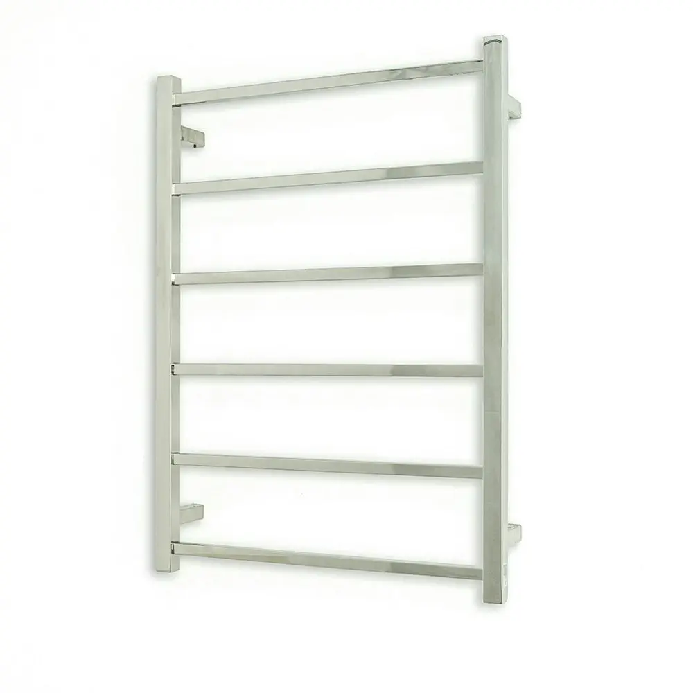 Radiant Polished 600 x 830mm Square Non Heated Towel Rail SLTR01-600