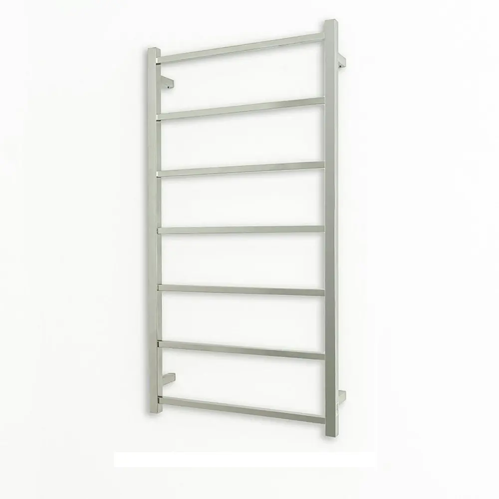 Radiant Polished 600 x 1130mm Square Non Heated Towel Rail SLTR02-600