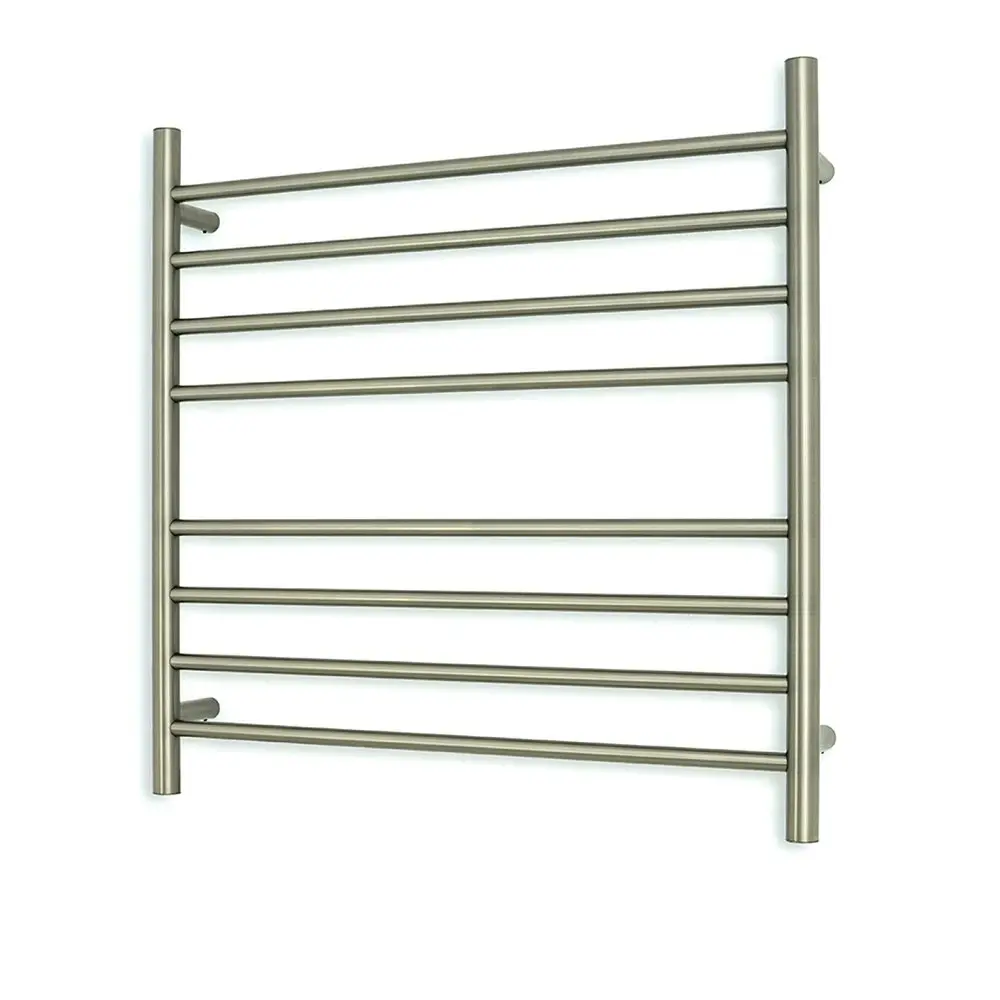 Radiant Gun Metal Grey 750 x 750mm Round Heated Towel Rail (Right Wiring) GMG-RTR06RIGHT