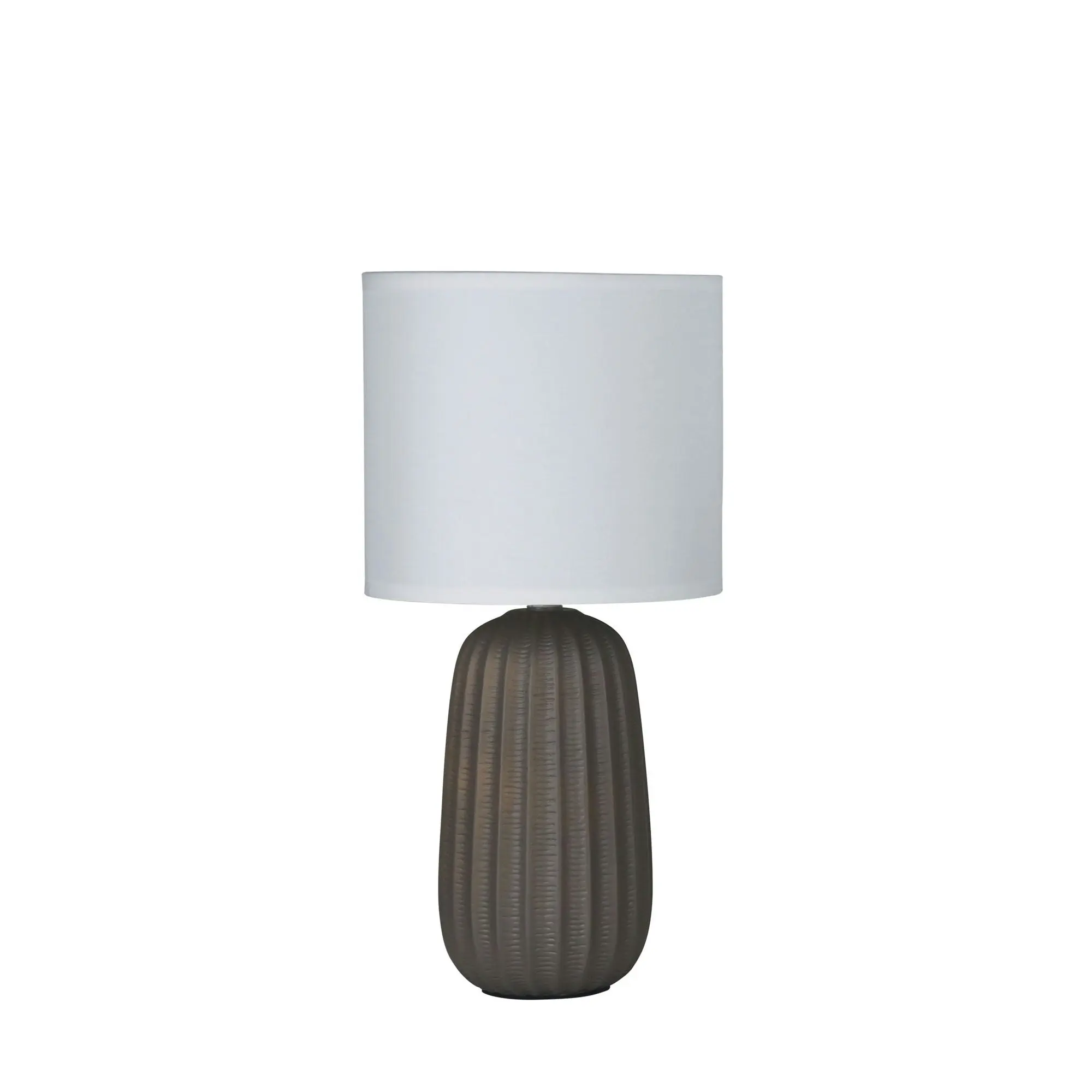 BENJY.20 Taupe Ceramic Table Lamp