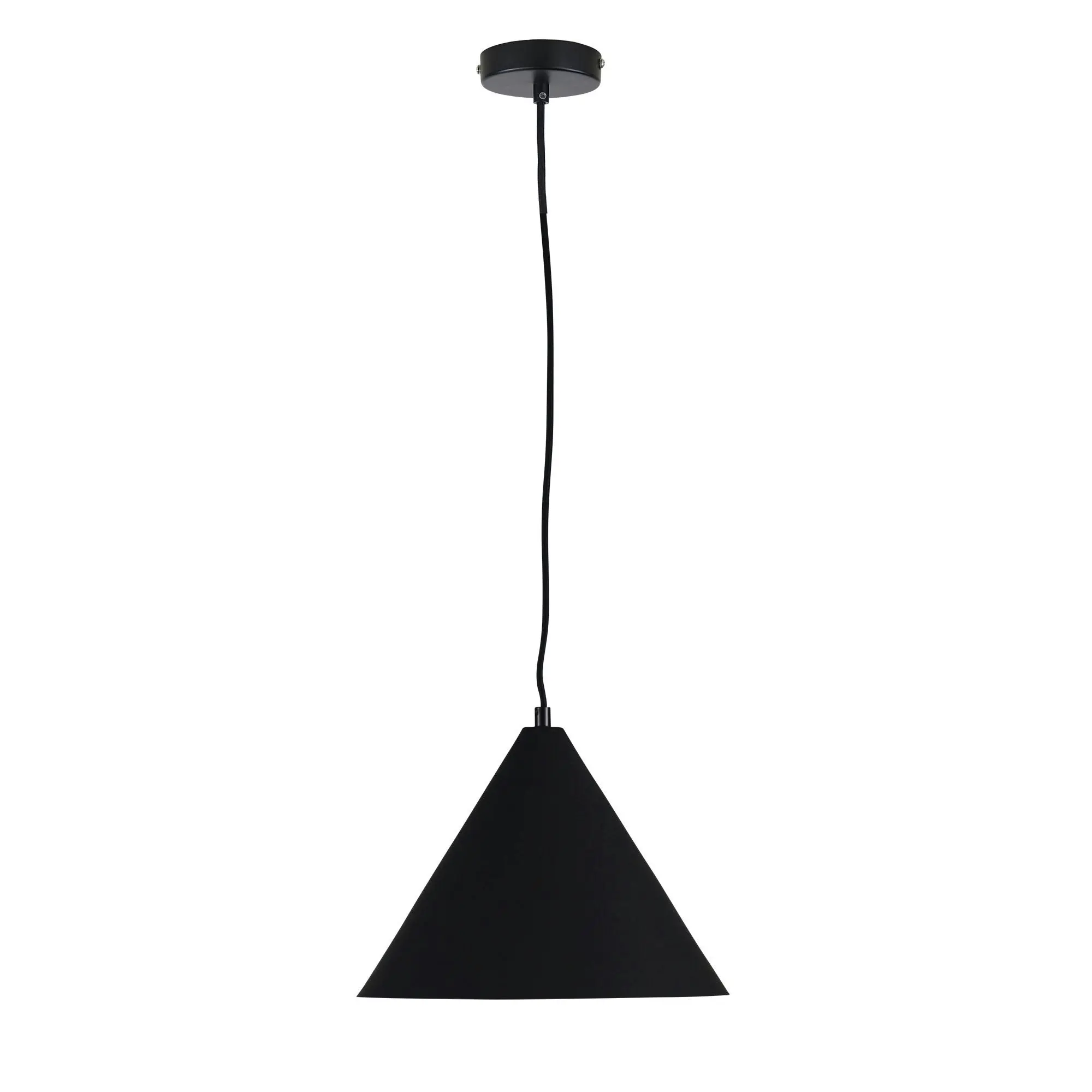 CONIC.28 Stylish Conical Black Pendant