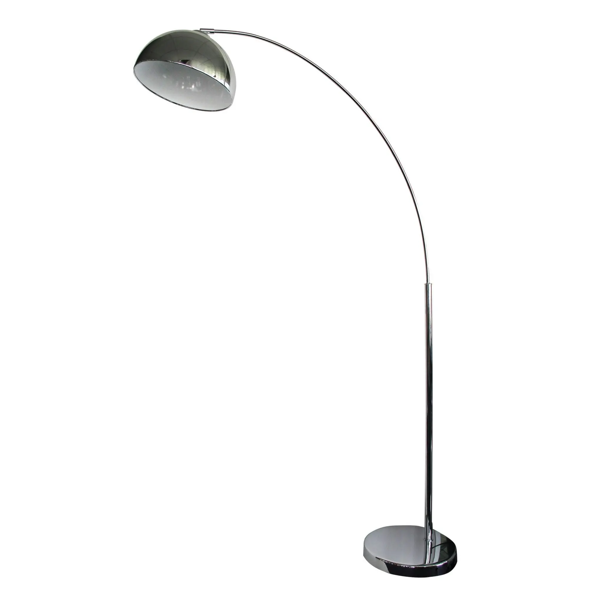 DOME Chrome Arc Retro Floor Lamp