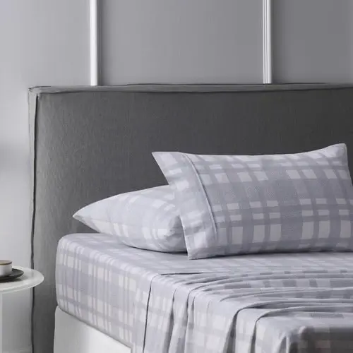 Accessorize Woven Cotton Flannelette Sheet Set