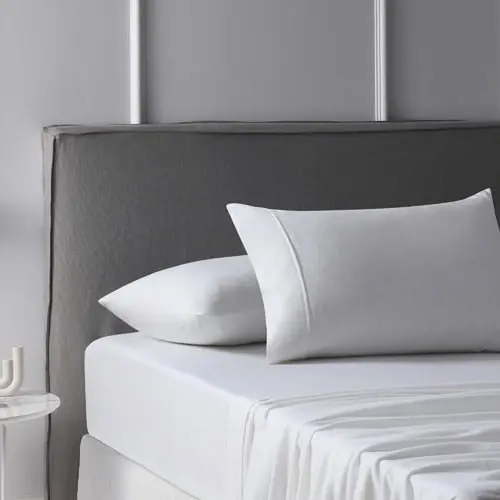 Accessorize White Cotton Flannelette Sheet Set