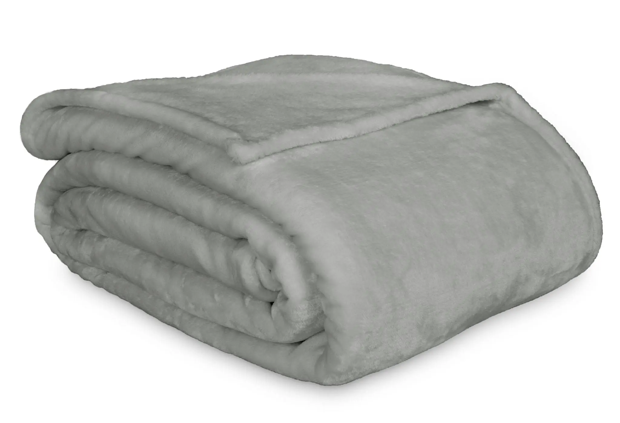 ARDOR BOUDOIR "Lucia" LUXURY PLUSH VELVET BLANKET - SILVER