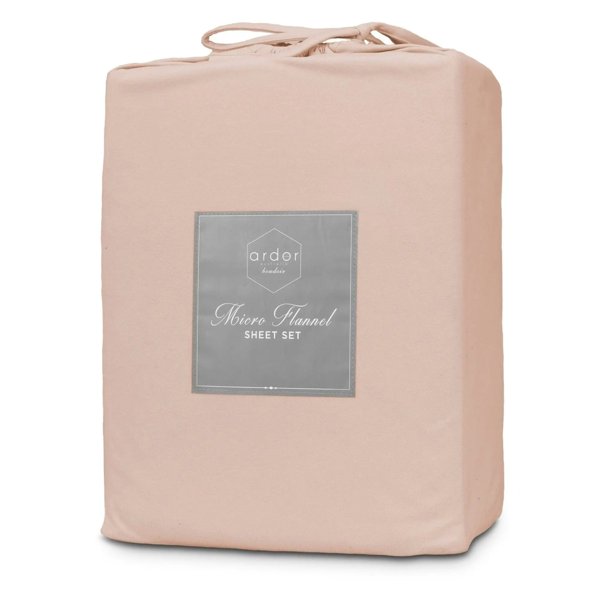 ARDOR BOUDIOR "Micro Flannel" SHEET SET - DUSTY PINK