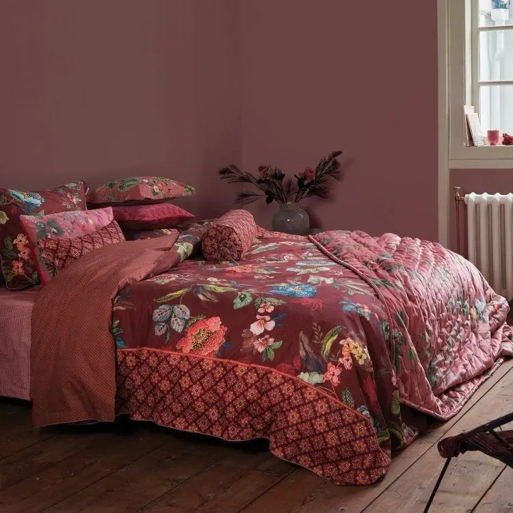 PIP Studio Poppy Stitch Red Quilt Cover Set