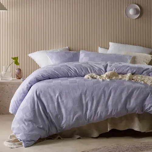 Accessorize Tipo Lilac Quilt Cover Set