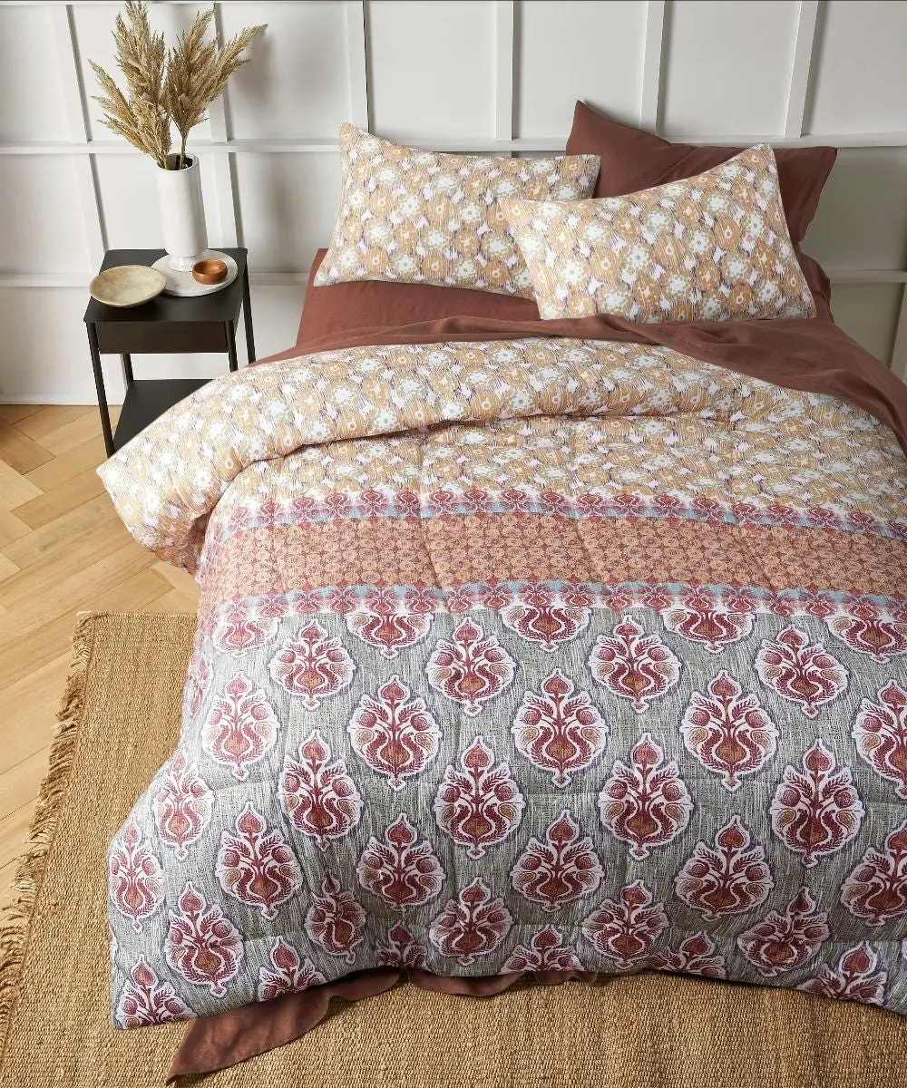 The Big Sleep Pippa Printed Microfibre 3 Piece Comforter Set