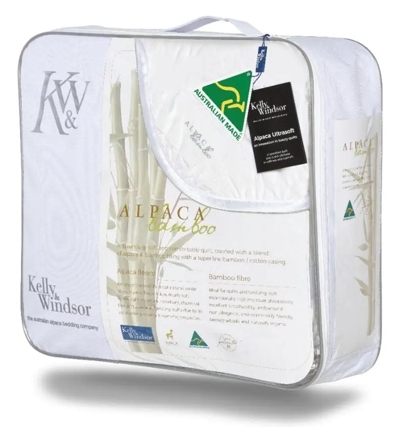 Kelly & Windsor Alpaca Bamboo All Seasons Quilt (2 in 1)