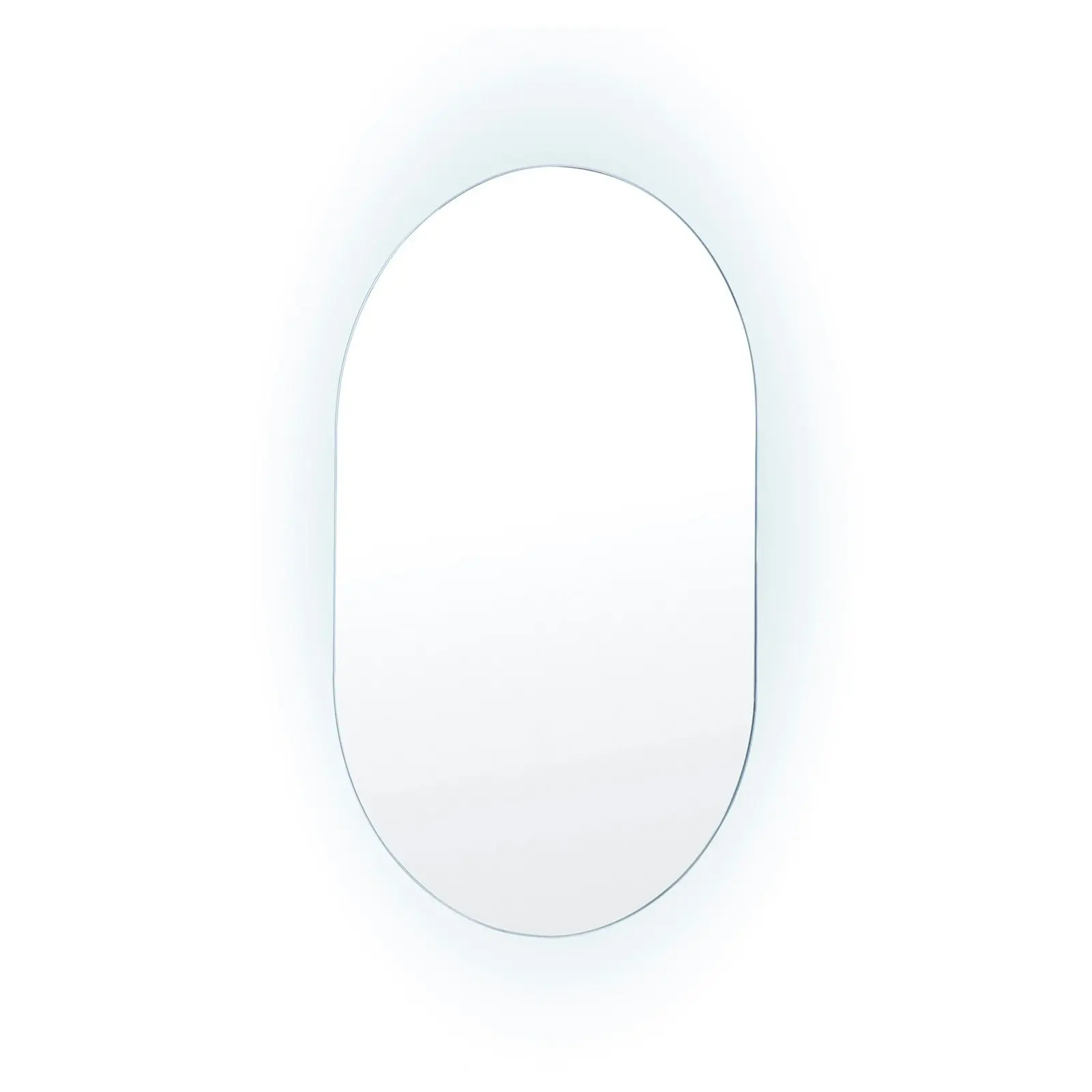 50 x 75cm LED Wall Mirror Oval Bathroom