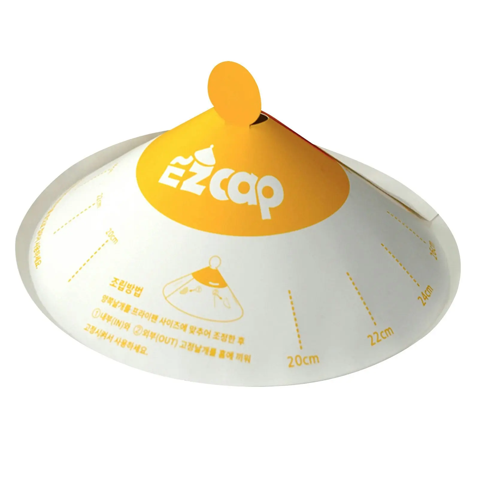 100X EZ CAP Paper Lid for Frypan Disposable