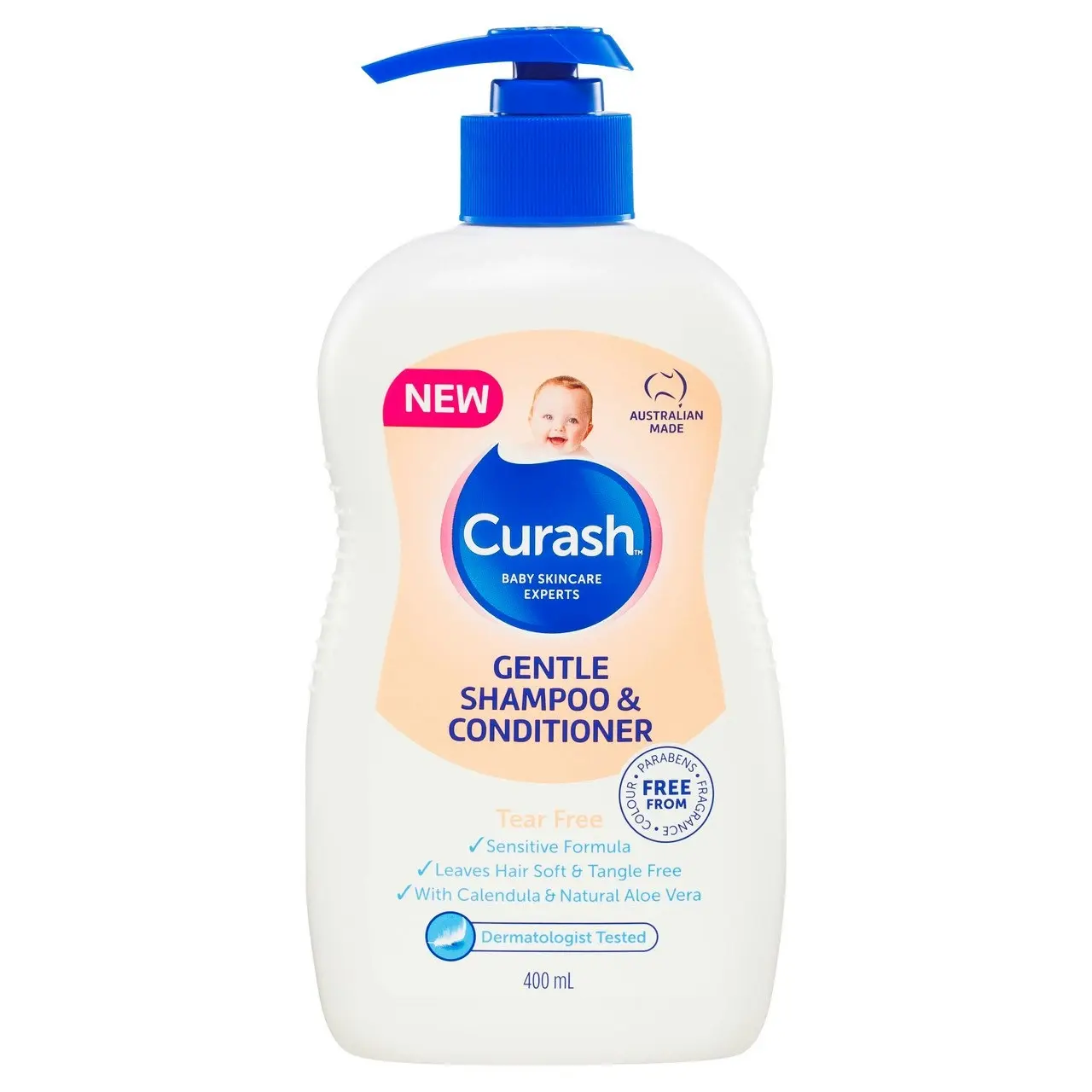 Curash Gentle Shampoo & Conditioner 400mL