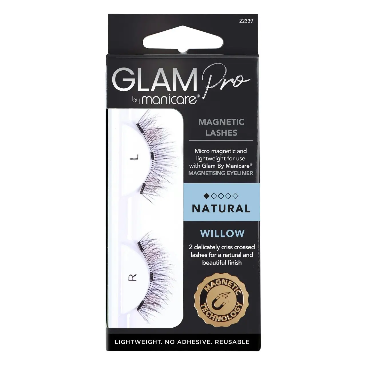 Glam by Manicare(R) Pro Willow Magnetic Lashes