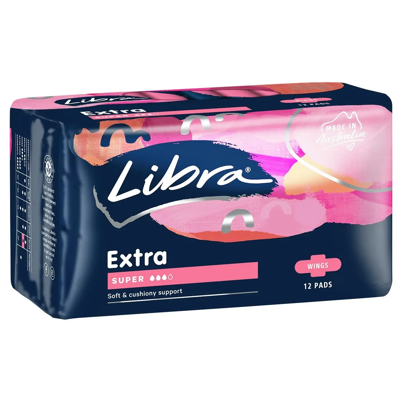 Libra Extra Pads Super with Wings 12 pack