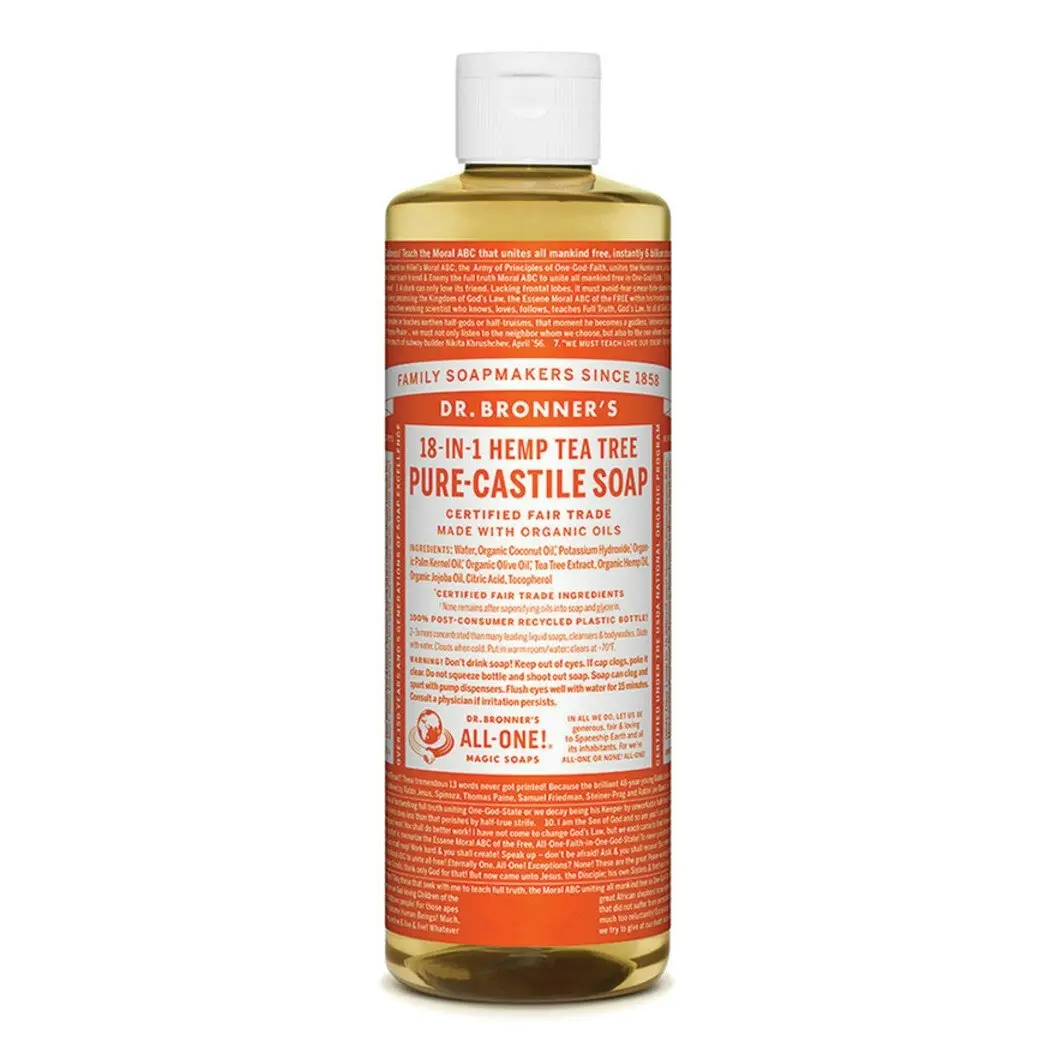 Dr. Bronner's 18-In-1 Hemp Tea Tree Pure-Castile Soap 230ml